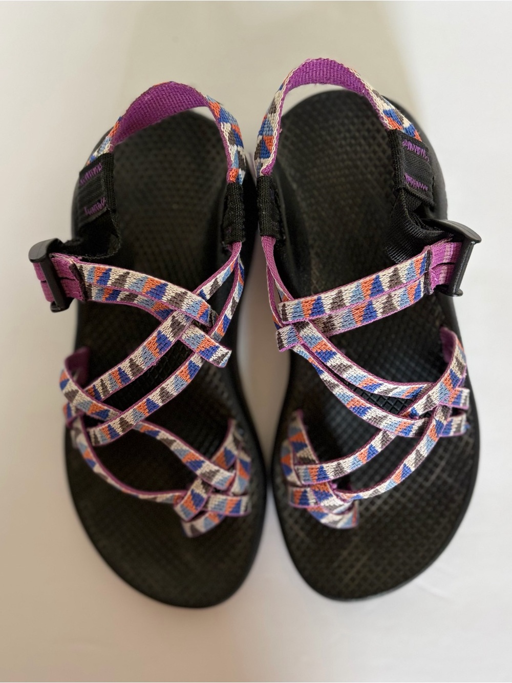 Chaco Women's Strappy Sandals in Black, Purple, Blue, Orange